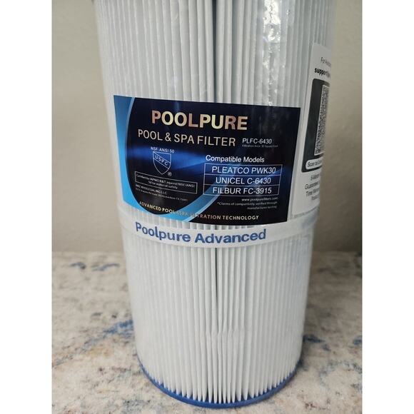Poolpure Pool Spa Filter PLFC-6430 Unicel C-6430 Filbur FC-3915 Pleatco PWK30 - Picture 2 of 8